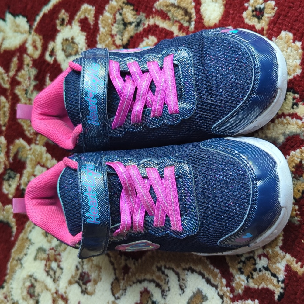 Skechers Heart  Kids Girls Size 2